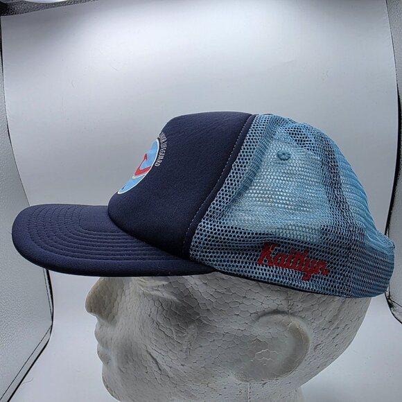 Quiksilver Newport Beach Junior Lifeguard Adults Blue Trucker Hat Casual Outdoor - Picture 2 of 10